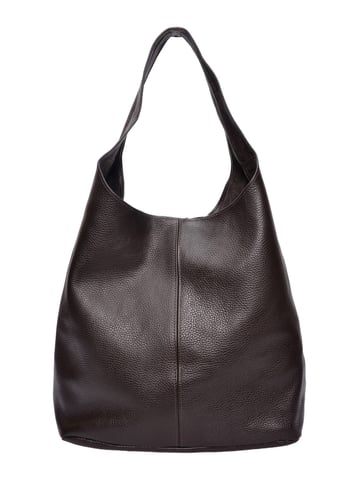 Roberta M Chestnut Brown Cowhide Leather Bag