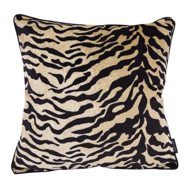 NOVÉE Zebra muse kussenhoes | 45x45 cm | velvet/polyester