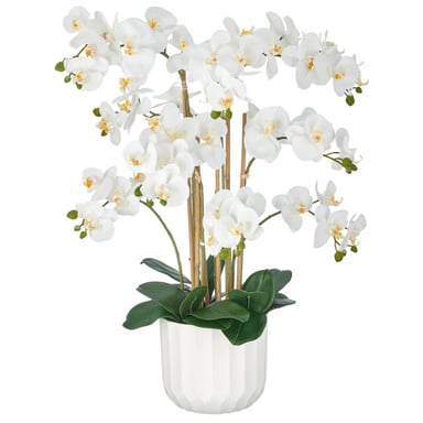 Kopu ® artificial orchid 80 cm – 9 branches in pot phalaenopsis