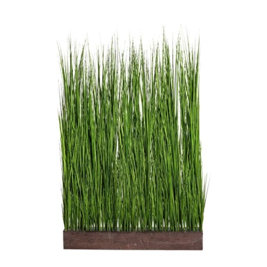 Kopu ® artificial grass room divider 150 x 92 cm ornamental grass in planter