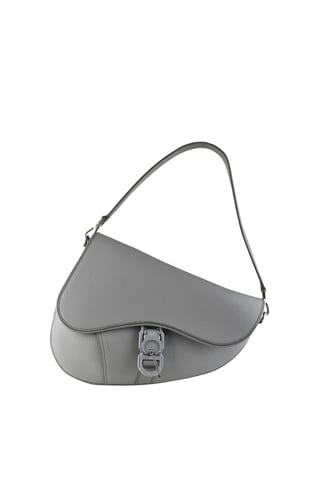 Dior Dior Saddle Twin Bag Grey