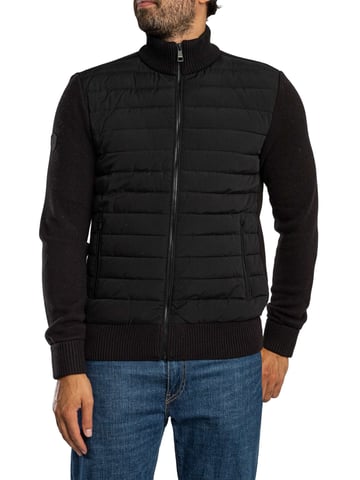 Superdry Cardigan Hybrid Jacket, Black