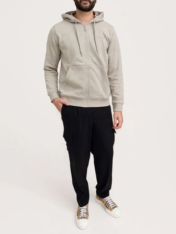 Burberry Zip Hoodie Lichen