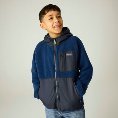 Regatta Munro Hybrid-jas voor kinderen (Aviatorblauw/marineblauw)