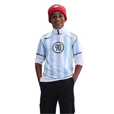 Nike Childrens/Kids Total 90 Energy Shirt (White/Blue)