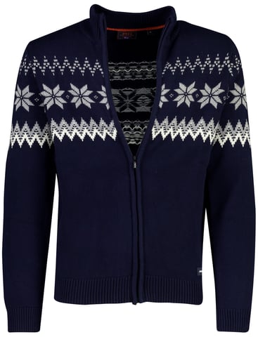 N•Z•A• New Zealand Auckland Dark Blue Cotton Cardigan