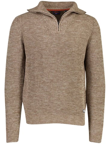 New Zealand brown chunky-knit jumper