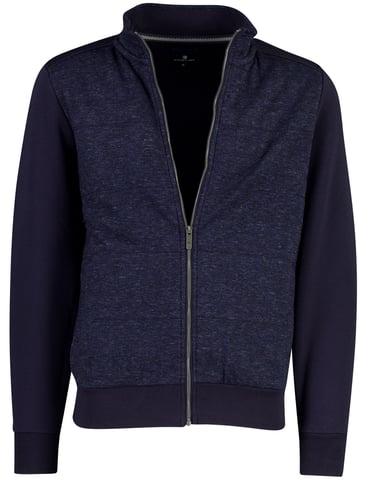 State of Art Dark Blue Regular Fit Cardigan