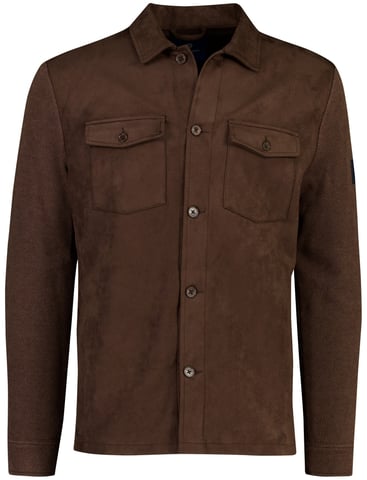 Blue Industry Brown Overshirt
