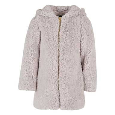 Urban Classics Sherpa jas voor meisjes (Warm Grijs)
