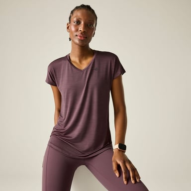 Dare 2B Dames/Dames Vigilant Actief T-Shirt (Huckleberry)