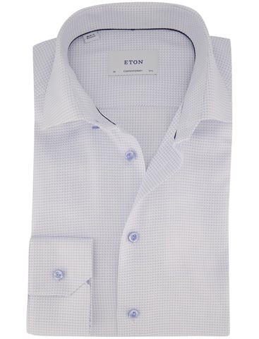 Eton Contemporary Fit Light Blue Shirt