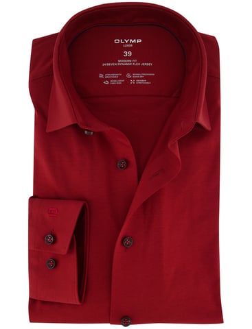 business shirt OLYMP Luxor Modern Fit red