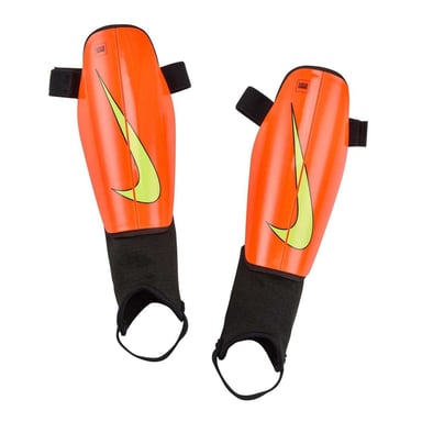 Nike Unisex Adult Charge Swoosh Shin Guards (Orange/Black)