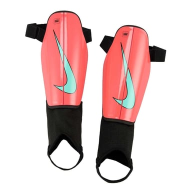 Nike Unisex Adult Charge Swoosh Shin Guards (Orange/Green)