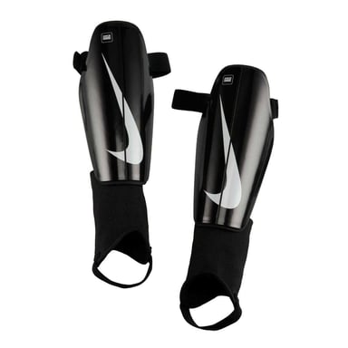 Nike Unisex Adult Charge Swoosh Shin Guards (Black/White)