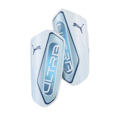 Puma Unisex Adult Ultra Flex Logo Slip-In Shin Guards (Blue/Silver)