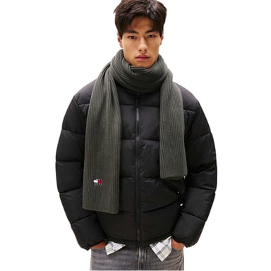Tommy Jeans Unisex Adult Ribbed Scarf (Pewter)