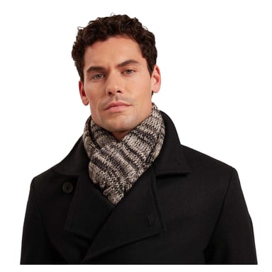 Ted Baker Mens Marl Knitted Scarf (Grey)