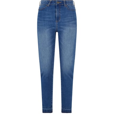 Urban Classics Womens/Ladies High Waist Skinny Jeans (Blue Wash)