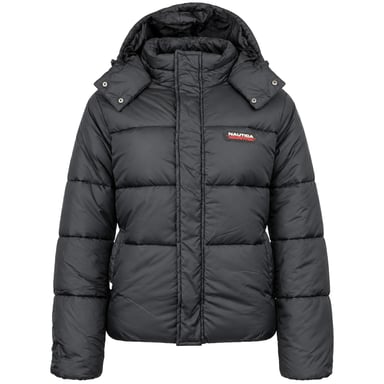 Nautica Linwood Zwarte gewatteerde damesjas