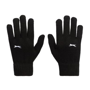 Slazenger Unisex Adult Knitted Gloves (Black Print)