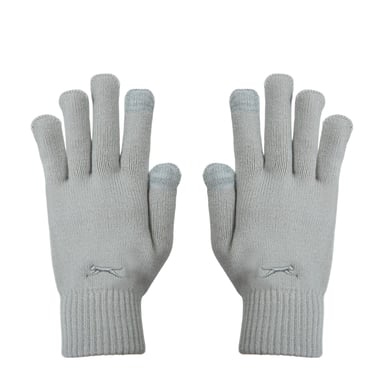 Slazenger Unisex Adult Knitted Gloves (Grey Print)