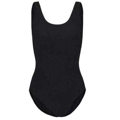 SoulCal Womens/Ladies Ribbed Scoop Neck Slim Bodysuit (Black)