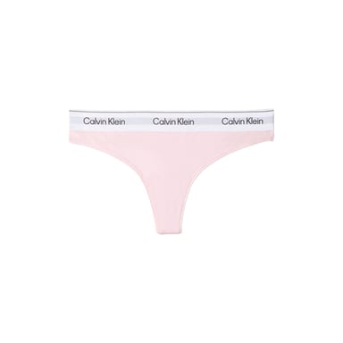 Calvin Klein Womens/Ladies Logo Cotton Blend Thong (Cradle Pink)