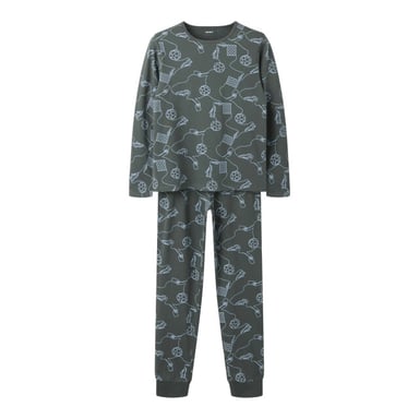 Name It Boys' Long Pyjama Set NKMNIGHTSET Football Print