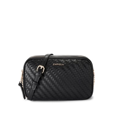 Carvela Antionia Weave crossbodytas