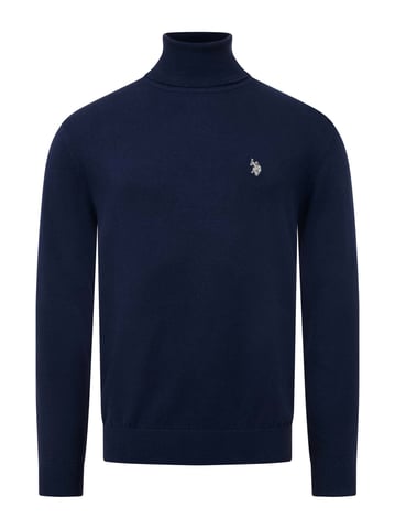 U.S. POLO ASSN. men’s turtleneck jumper – 100% cotton with embroidered logo
