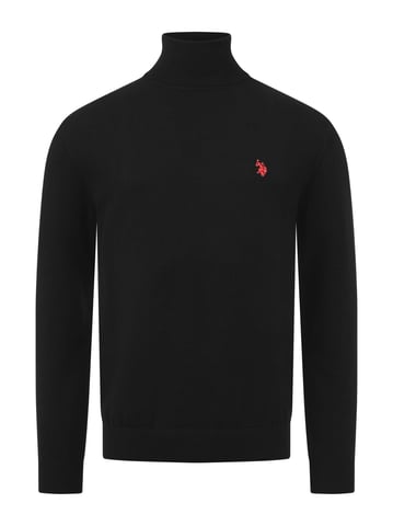 U.S. POLO ASSN. men’s turtleneck jumper – 100% cotton with embroidered logo