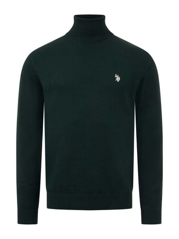 U.S. POLO ASSN. men’s turtleneck jumper – 100% cotton with embroidered logo