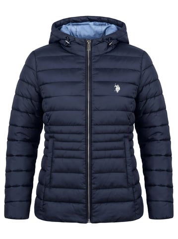 U.S. POLO ASSN. women’s quilted jacket – lightweight with hood