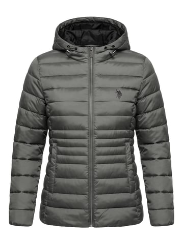 U.S. POLO ASSN. women’s quilted jacket – lightweight with hood