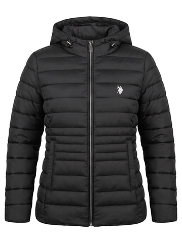 U.S. POLO ASSN. women’s quilted jacket – lightweight with hood