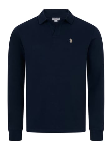 U.S. POLO ASSN. men’s long sleeve polo shirt – 100% cotton with embroidered logo