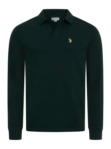 U.S. POLO ASSN. men’s long sleeve polo shirt – 100% cotton with embroidered logo