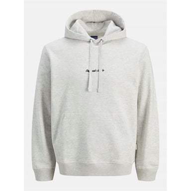 Jack and Jones herenhoodie in wit gemêleerd