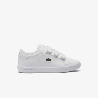 Lacoste Childrens/Kids Powercourt Trainers (White)