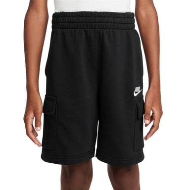 Nike Childrens/Kids Fleece Cargo Shorts (Black)