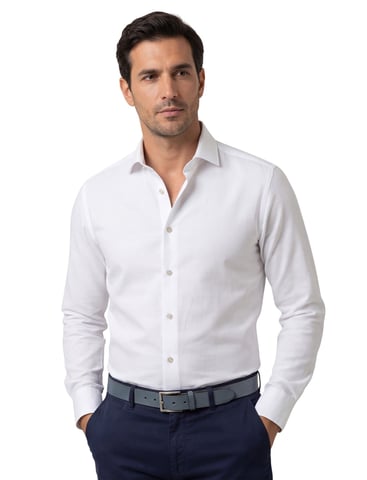 OLYMP Cream Slim Fit Shirt