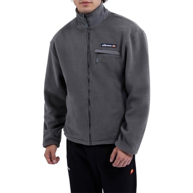 Ellesse Maseben fleecevest voor heren met volledige ritssluiting in donkergrijs