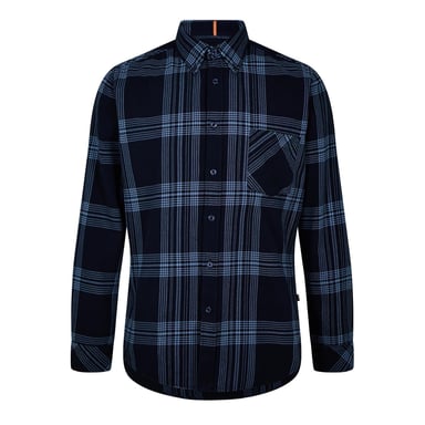 Boss Herenoverhemd Regular Fit met lange mouwen donkerblauw 405