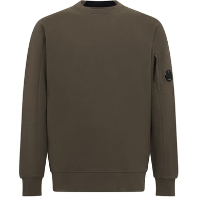 C.P. Company Lens sweatshirt met ronde hals voor heren in Ivy Green 683