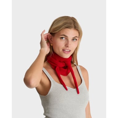 Neo Noir Misty knit scarf 160628 160 red