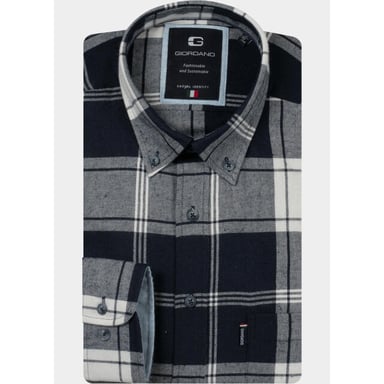 Giordano Men's Shirt Dino Twill Big Check 627306/60