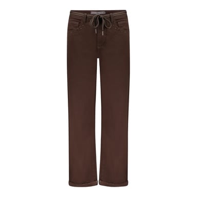 Geisha 61813-10 775 balloon jeans linen mix brown