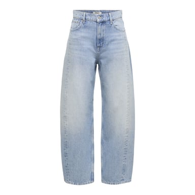 Only Onljessica high-waist barrel ankle jeans